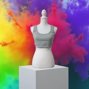 Barely‎ There Gray Sports Bra XL LIKE NEW